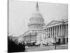 Horse-Drawn Carriages at U. S. Capitol-null-Stretched Canvas