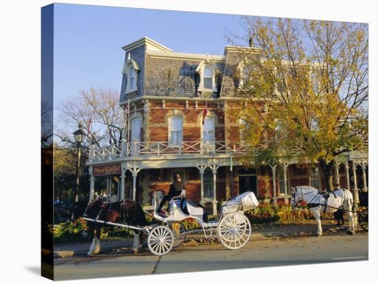 Horse-Drawn Carriages, Toronto, Ontario, Canada, North America-Sylvain Grandadam-Stretched Canvas