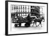 Horse-Drawn Cart Carrying Crates of Drink, German-Occupied Paris, July 1940-null-Framed Giclee Print