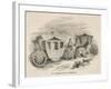 Horse-Drawn Coaches from the Time of Charles II-null-Framed Art Print