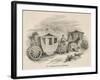 Horse-Drawn Coaches from the Time of Charles II-null-Framed Art Print