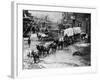 Horse Drawn Covered Wagon-null-Framed Photographic Print