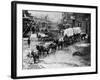 Horse Drawn Covered Wagon-null-Framed Photographic Print