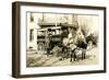 Horse-Drawn Delivery Van-null-Framed Premium Giclee Print