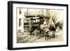 Horse-Drawn Delivery Van-null-Framed Premium Giclee Print