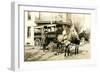 Horse-Drawn Delivery Van-null-Framed Premium Giclee Print