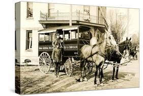 Horse-Drawn Delivery Van-null-Stretched Canvas