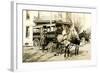 Horse-Drawn Delivery Van-null-Framed Art Print