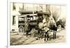 Horse-Drawn Delivery Van-null-Framed Art Print