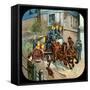 Horse-Drawn Fire Engine, C19th Century-null-Framed Stretched Canvas