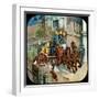 Horse-Drawn Fire Engine, C19th Century-null-Framed Giclee Print