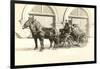 Horse-Drawn Fire Wagon-null-Framed Premium Giclee Print