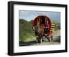 Horse-Drawn Gypsy Caravan, Dingle Peninsula, County Kerry, Munster, Eire (Republic of Ireland)-Roy Rainford-Framed Photographic Print