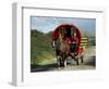 Horse-Drawn Gypsy Caravan, Dingle Peninsula, County Kerry, Munster, Eire (Republic of Ireland)-Roy Rainford-Framed Photographic Print