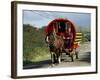 Horse-Drawn Gypsy Caravan, Dingle Peninsula, County Kerry, Munster, Eire (Republic of Ireland)-Roy Rainford-Framed Photographic Print