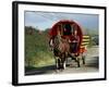 Horse-Drawn Gypsy Caravan, Dingle Peninsula, County Kerry, Munster, Eire (Republic of Ireland)-Roy Rainford-Framed Photographic Print