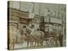 Horse-Drawn Omnibus and Passengers, London, 1900-null-Stretched Canvas