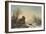 Horse-Drawn Sledge in the Snow-Frederik Marianus Kruseman-Framed Giclee Print