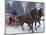 Horse Drawn Sleigh Making for Pontressina in a Snow Storm, in Switzerland, Europe-Woolfitt Adam-Mounted Photographic Print