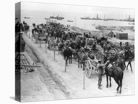 Horse Drawn Transportation, Allied Operations in the Dardanelles, Turkey, 1915-1916-null-Stretched Canvas