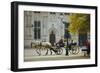 Horse-Drawn Trap, Bruges, Belgium-Tom Ang-Framed Photographic Print