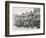 Horse Drawn Vehicles and Barrows in Borough High Street, London, 1904-null-Framed Photographic Print