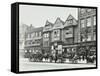 Horse Drawn Vehicles and Barrows in Borough High Street, London, 1904-null-Framed Stretched Canvas