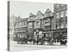 Horse Drawn Vehicles and Barrows in Borough High Street, London, 1904-null-Stretched Canvas