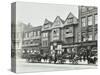 Horse Drawn Vehicles and Barrows in Borough High Street, London, 1904-null-Stretched Canvas