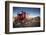 Horse Drawn Wagon in the Mojave Desert.-Andrew Bayda-Framed Photographic Print