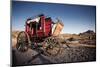 Horse Drawn Wagon in the Mojave Desert.-Andrew Bayda-Mounted Photographic Print