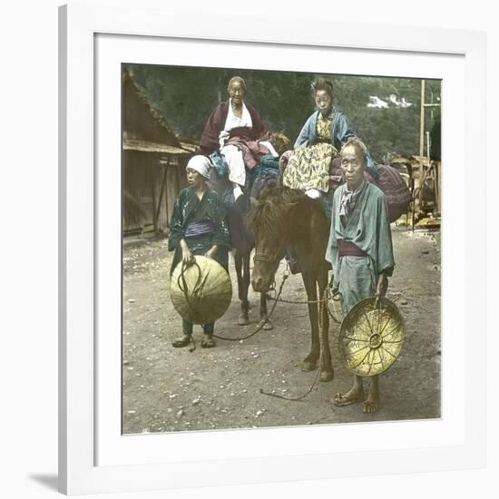 Horse-Driver, Japan, 1900-1905-Leon, Levy et Fils-Framed Photographic Print