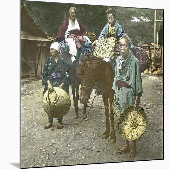 Horse-Driver, Japan, 1900-1905-Leon, Levy et Fils-Mounted Photographic Print