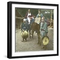 Horse-Driver, Japan, 1900-1905-Leon, Levy et Fils-Framed Photographic Print