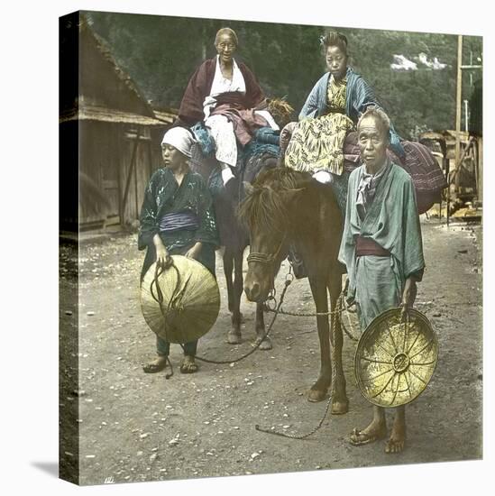 Horse-Driver, Japan, 1900-1905-Leon, Levy et Fils-Stretched Canvas