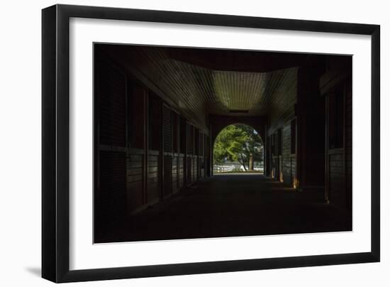 Horse Farm Barn (Inside And Out)-Galloimages Online-Framed Photographic Print