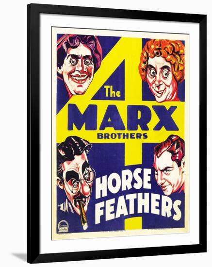 Horse Feathers 1932-null-Framed Giclee Print