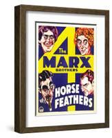 Horse Feathers 1932-null-Framed Giclee Print