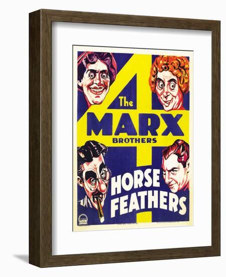 Horse Feathers 1932-null-Framed Giclee Print