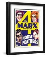 Horse Feathers 1932-null-Framed Giclee Print