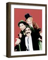 Horse Feathers, Groucho Marx, Chico Marx, Harpo Marx, 1932-null-Framed Photo