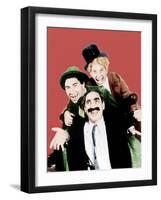 Horse Feathers, Groucho Marx, Chico Marx, Harpo Marx, 1932-null-Framed Photo