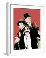 Horse Feathers, Groucho Marx, Chico Marx, Harpo Marx, 1932-null-Framed Photo