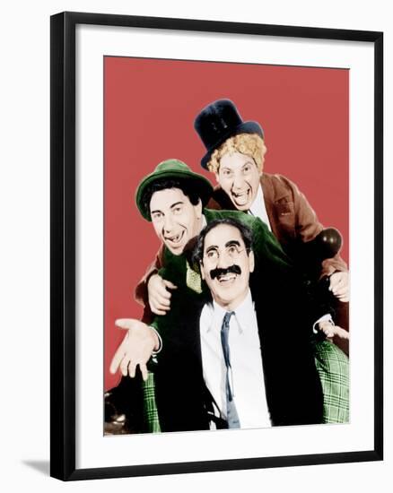 Horse Feathers, Groucho Marx, Chico Marx, Harpo Marx, 1932-null-Framed Photo