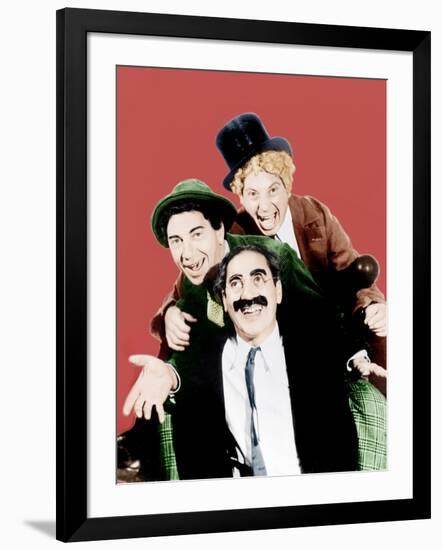 Horse Feathers, Groucho Marx, Chico Marx, Harpo Marx, 1932-null-Framed Photo