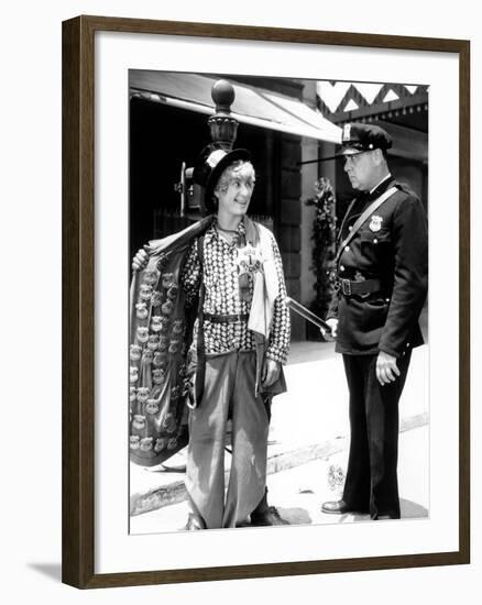 Horse Feathers, Harpo Marx, Ben Taggart, 1932-null-Framed Photo