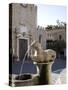 Horse Fountain and the Cathedral of St. Nicola, Cathedral Square, Taormina, Sicily, Italy, Europe-Olivieri Oliviero-Stretched Canvas