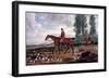 Horse Fox Hunt II-Timothy Blossom-Framed Art Print