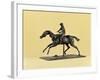 Horse Galloping on Right Foot-Edgar Degas-Framed Giclee Print