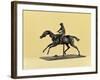 Horse Galloping on Right Foot-Edgar Degas-Framed Giclee Print